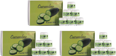 

Adidev Herbals Cool Fresh Cucumber Facial Kit Combo 750 g(Set of 6)