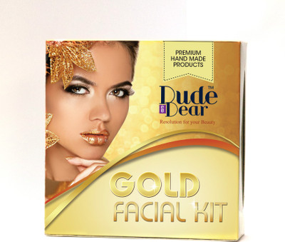 

DUDE & DEAR Gold Facial Kit 100 g(Set of 4)