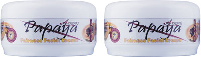 

Adidev Herbals Papaya Fairness Facial Cream (Pack of 2)(270 g)