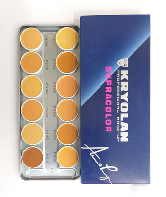 

Kryolan SupraColor Foundation Palette 12 Color ( FS ) Foundation(12 Color, 40 ml)
