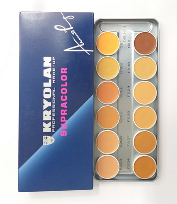 

Kryolan SupraColor Foundation Palette 12 Color ( Delhi 1 ) Foundation(12 Color)