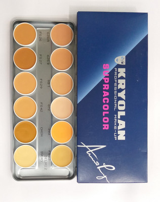 

Kryolan SupraColor Foundation Palette 12 Color ( Delhi 2 ) Foundation(12 Color)