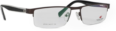 Spartan Half Rim Rectangle Frame(54 mm