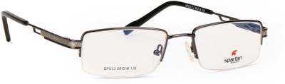 Spartan Half Rim Rectangle Frame(52 mm