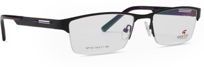 Spartan Half Rim Rectangle Frame(54 mm