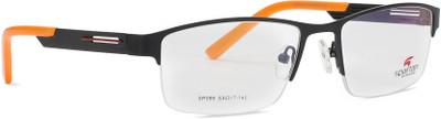 Spartan Half Rim Rectangle Frame(53 mm