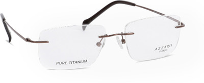 

Azzaro Rimless Rectangle Frame(53 mm