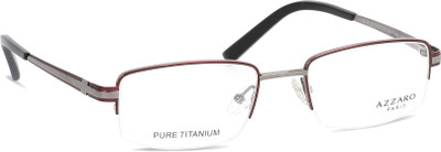 Azzaro Half Rim Rectangle Frame(52 mm