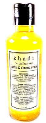 

Khadi Herbal Hair Oil Sandal & Almond Drops Hair Oil(210 ml)