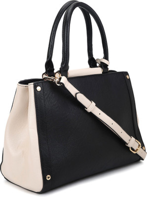 

Dune London Hand-held Bag(Black, Beige), Beige;black