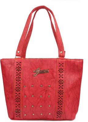 

Pink Flower Shoulder Bag(Maroon)