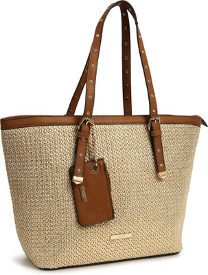 

Dune London Hand-held Bag(Brown, Gold)