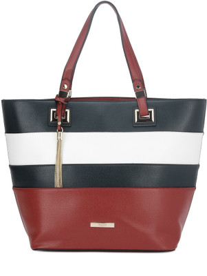 

Dune London Hand-held Bag(White, Blue, Maroon), Blue;maroon;white