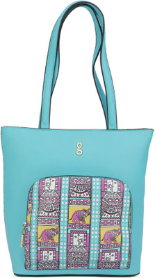 

Global Desi Tote(Blue)