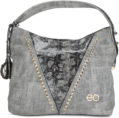 E2O Shoulder Bag(Black, Grey)