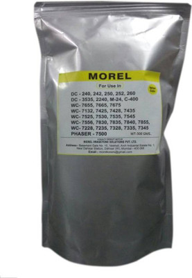 

MOREL TONER POWDER FOR USE IN XEROX DC250 / 3535 / 7655 / 7665 / 7675 / 7132 / 7425 / 7428 / 7435 / 7525 / 7535 / 7545 / 7228 / 7235 / 7335 / 7345 / PHASER 7500 PRINTER WEIGHT 335 GMS COLOR YELLOW Single Color Ink Toner Powder(Yellow)