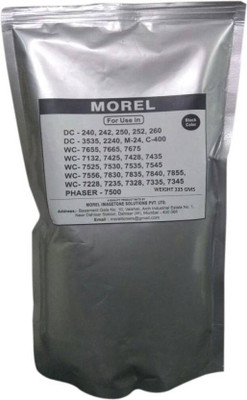 

MOREL TONER POWDER FOR USE IN XEROX DC250 / 3535 / 7655 / 7665 / 7675 / 7132 / 7425 / 7428 / 7435 / 7525 / 7535 / 7545 / 7228 / 7235 / 7335 / 7345 / PHASER 7500 PRINTER WEIGHT 335 GMS COLOR BLACK Single Color Ink Toner Powder(Black)