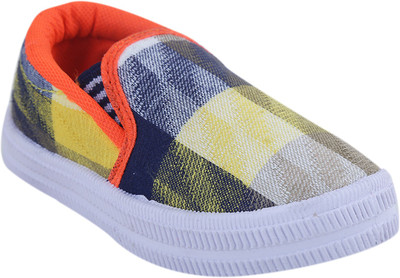 

BUNNIES Boys Slip on Loafers(Orange