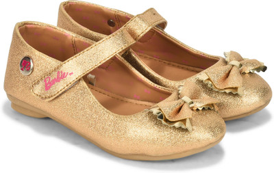 

Barbie Girls Velcro Ballerinas(Gold, Copper