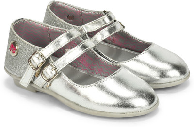 

Barbie Girls Strap Ballerinas(Silver