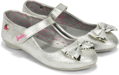 

Barbie Girls Velcro Ballerinas(Silver