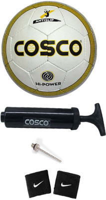 

Cosco Combo Of Volleyball ( 1 Hi-Power : Size -4 ), ( 1 Pump ), ( 2 Band ) Volleyball Kit