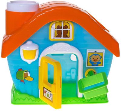 

Baybee Smart Shapes Sorting Baby Playhouse - Baby Toy House ,Kids Toy House with Shape Sorter 1 2 & 3 Year Olds(Multicolor)