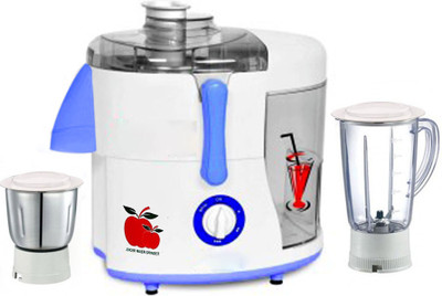 Green Home Multicolor Rotary 550 Watt 2 Jars 550 W Juicer Mixer Grinder(White, 2 Jars)