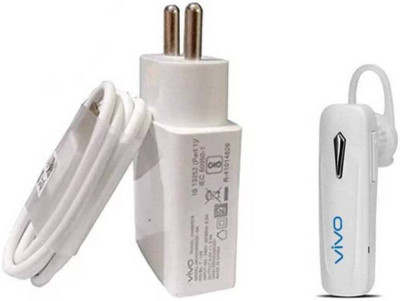 vivo Wall Charger Accessory Combo for Vivo Y11,Vivo V5 Plus, Vivo V3, Vivo V7, V7+, V9, V9 Youth, Vivo Y69, Vivo V5, Vivo V1, Vivo V1 max Vivo V3 max, Vivo V5s, Vivo Y53, Vivo Y21, Vivo V3, Vivo Y15, Vivo Y31L(White)