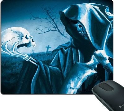 

Style Crome Skeleton take a head Mouse Pad (9.1 x 7.3 inches) Mousepad(Multicolor)