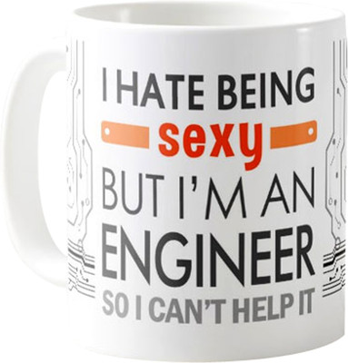 Exciting Lives Engineers Ceramic Coffee Mug(330 ml)