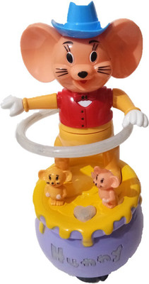 

Collectionmart Musical Mouse Turn Hula Hoop Toy For Kids(Multicolor)