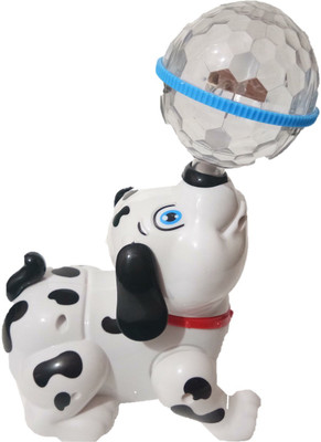 

Collectionmart Musical 3D Lights Dancing Dog Toy for Kids(White)