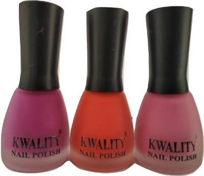 

Kwality Super Mate Vet Quick Dry Nail Poilsh Pack of 3 Multi, 439, 440, 443(Pack of 3)