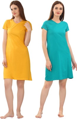 zebu Women Nightshirts(Multicolor)