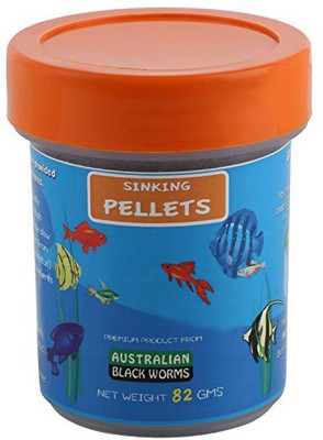 

Australian Black Worms Australian Blackworms Sinking Pellets, 82 Gm Sea Food 82 g Dry Fish Food