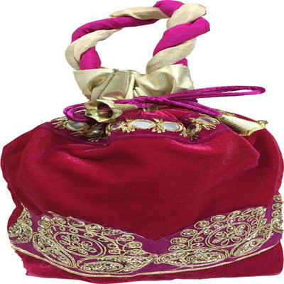 

daisy collections Daisy potli bag Potli(Red)