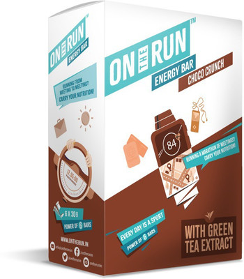 

On The Run OTR Choco Crunch Energy Bars(180 g, Chocolate)