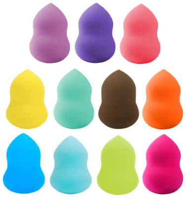

Blushia Blender Makeup Sponge/ Blender, Liquid Foundation Applicator 10+ 1 Pcs