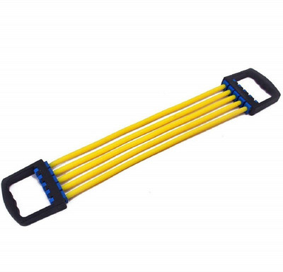 

Apex Chest Expander Excerciser Rubber Latex Tube Muscle Pulling Exerciser Chest Puller Resistance Tube(Multicolor)