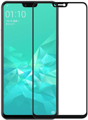 Colorcase Tempered Glass Guard for Oppo A3s(Pack of 1)