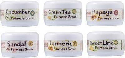

Adidev Herbals Exclusive Range Of Real Herbals Extract Fairness Scrub (Pack Of 6) Scrub(900 g)