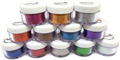 

Blushia 12 Pcs Nail& Eye Glitter(Multicolor)