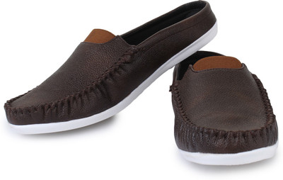

D-SNEAKERZ Synthetic Leather Casual Partywear Loafers Shoes For mens and Boys Casuals For Men(Brown