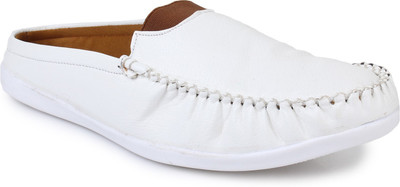 

D-SNEAKERZ Synthetic Leather Casual Partywear Loafers Shoes For mens and Boys Casuals For Men(White