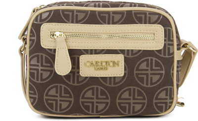 

Carlton London Women Casual Brown Canvas Clutch