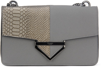 

Dune London Women Casual Grey Banana Fibre Hand-held Bag