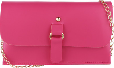 

Sunny Girls Evening/Party, Casual, Formal Pink PU Sling Bag