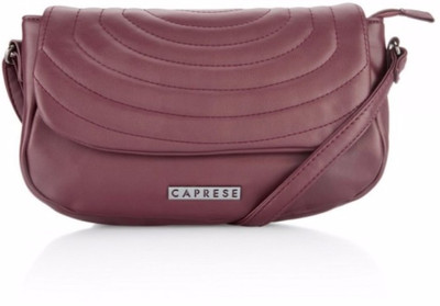

Caprese Women Casual Maroon PU Sling Bag
