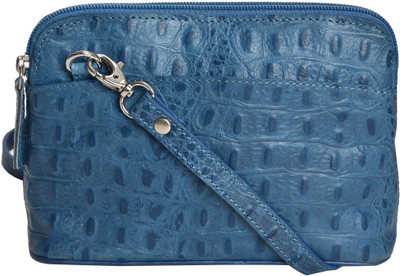 

Bagatella Women Casual, Formal Blue Genuine Leather Sling Bag